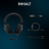 Logitech G Pro X SE Vezetékes Gaming Headset Mikrofonnal - Levehető Mikrofon, DTS 7.1, USB DAC, PC Xbox PlayStation - Fekete 9