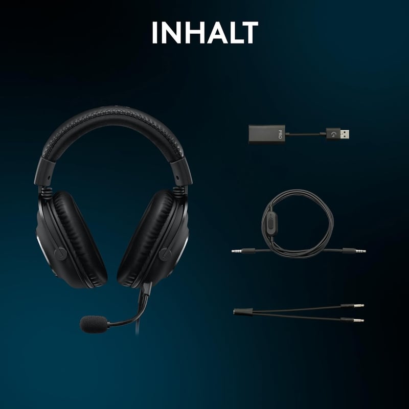Logitech G Pro X SE Vezetékes Gaming Headset Mikrofonnal - Levehető Mikrofon, DTS 7.1, USB DAC, PC Xbox PlayStation - Fekete