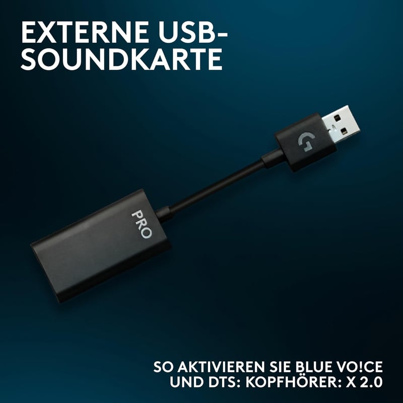 Logitech G Pro X SE Vezetékes Gaming Headset Mikrofonnal - Levehető Mikrofon, DTS 7.1, USB DAC, PC Xbox PlayStation - Fekete