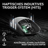 Logitech G PRO X2 Superstrike Lightspeed vezeték nélküli gaming egér (61 g) - fehér 3