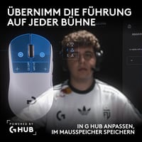 Logitech G PRO X2 Superstrike Lightspeed vezeték nélküli gaming egér (61 g) - fehér 9