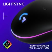 Logitech G203 Gaming Egér RGB Világítással 8000 DPI Szenzorral - G203, black 5