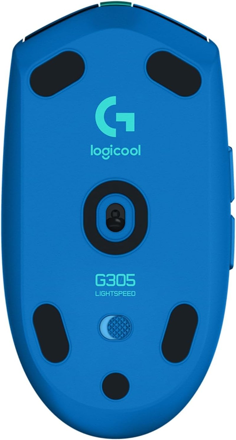 Logitech G305 LIGHT SPEED Wireless Gamer Egér 12000 DPI Szenzor Kék - G305, blue