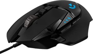 Káblová herná myš Logitech G502 HERO, čierna, 25 600 DPI, RGB podsvietenie, 11 programovateľných tlačidiel, používaná