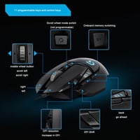 Logitech G502 Hero Gaming Egér Magas Pontosságú Szenzor 6