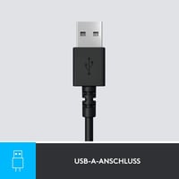USB slúchadlá s mikrofónom Logitech H390, mikrofón s potlačením šumu, stereofónny zvuk, polstrovaný hlavový most a náušníky, 223 cm kábel, PC, Mac, notebook 6