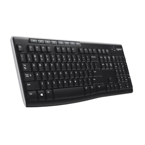 Logitech K270 bežična tipkovnica - QWERTZ njemački raspored, USB Unifying prijamnik, 8 multimedijskih tipki, otporna na prolijevanje, trajanje baterije 2 godine