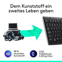 Bezdrôtová klávesnica Logitech K270 – nemecké rozloženie QWERTZ, USB prijímač Unifying, 8 multimediálnych klávesov, odolná voči poliatiu, 2-ročná výdrž batérie 5