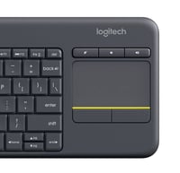 Bezdrôtová klávesnica Logitech K400 Plus so vstavaným touchpadom, čierna, nemecké rozloženie QWERTZ, pre TV 8