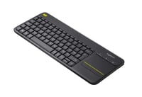 Bezdrôtová klávesnica Logitech K400 Plus so vstavaným touchpadom, čierna, nemecké rozloženie QWERTZ, pre TV 6