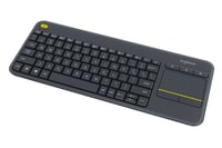 Bezdrôtová klávesnica Logitech K400 Plus so vstavaným touchpadom, čierna, nemecké rozloženie QWERTZ, pre TV 7