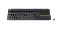 Bezdrôtová klávesnica Logitech K400 Plus so vstavaným touchpadom, čierna, nemecké rozloženie QWERTZ, pre TV 4