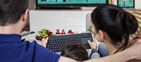 Bezdrôtová klávesnica Logitech K400 Plus s touchpadom, 2,4 GHz, USB Unifying, Windows/Android/ChromeOS, belgické rozloženie AZERTY, čierna 2