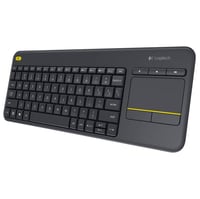 Bezdrôtová klávesnica Logitech K400 Plus s touchpadom, 2,4 GHz, USB Unifying, Windows/Android/ChromeOS, belgické rozloženie AZERTY, čierna 1