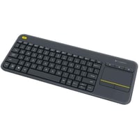 Tastatură wireless pentru TV Logitech K400 Plus cu touchpad integrat, receptor USB Unifying 2.4 GHz, Windows Android ChromeOS, negru 3