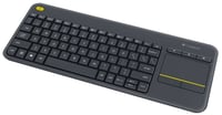 Bezdrôtová TV klávesnica Logitech K400 Plus s touchpadom, 2,4 GHz, USB Unifying, škandinávske rozloženie QWERTY, čierna 1