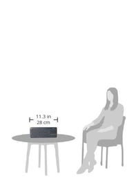 Bezdrôtová TV klávesnica Logitech K400 Plus s touchpadom, 2,4 GHz, USB Unifying, francúzske rozloženie AZERTY, čierna, Windows/Android/Chrome OS 4