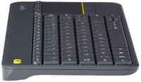 Bezdrôtová TV klávesnica Logitech K400 Plus s touchpadom, 2,4 GHz, USB Unifying, francúzske rozloženie AZERTY, čierna, Windows/Android/Chrome OS 3