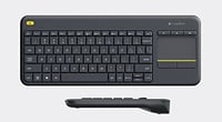 Bezdrôtová TV klávesnica Logitech K400 Plus s touchpadom, 2,4 GHz, USB Unifying, škandinávske rozloženie QWERTY, čierna 3