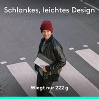 Mobilná Bluetooth klávesnica Logitech Keys-To-Go 2 pre tablety, svetlosivá 2