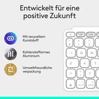 Mobilná Bluetooth klávesnica Logitech Keys-To-Go 2 pre tablety, svetlosivá 7