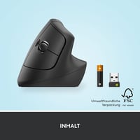 Logitech Lift ergonomikus függőleges egér, vezeték nélküli, szürke - Right Handed, gray, Mouse 9