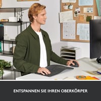 Vertikálna ergonomická myš Logitech Lift pre ľavákov, pre ľavú ruku, bezdrôtová, Bluetooth, Logi Bolt, 4 tlačidlá, Windows/macOS/iPadOS, PC/notebook - 5