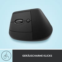 Vertikálna ergonomická myš Logitech Lift pre ľavákov, pre ľavú ruku, bezdrôtová, Bluetooth, Logi Bolt, 4 tlačidlá, Windows/macOS/iPadOS, PC/notebook - 9