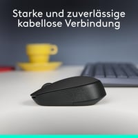 Bezdrôtová myš Logitech M171, 2,4 GHz USB prijímač, optický senzor, 12-mesačná výdrž batérie, pre pravákov aj ľavákov, 3 tlačidlá, PC/Mac – čierna 2