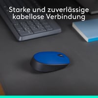 Logitech M171 vezeték nélküli egér, kétkezes - kék 2