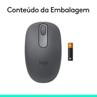 Logitech M196 Bluetooth vezeték nélküli egér, 12 hónapos akkuidő - grafitszürke 10