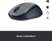 Logitech M235 Vezeték Nélküli Egér 2.4GHz USB Vevővel, 1000 DPI, 12 Hónapos Akkumulátor - gray 3