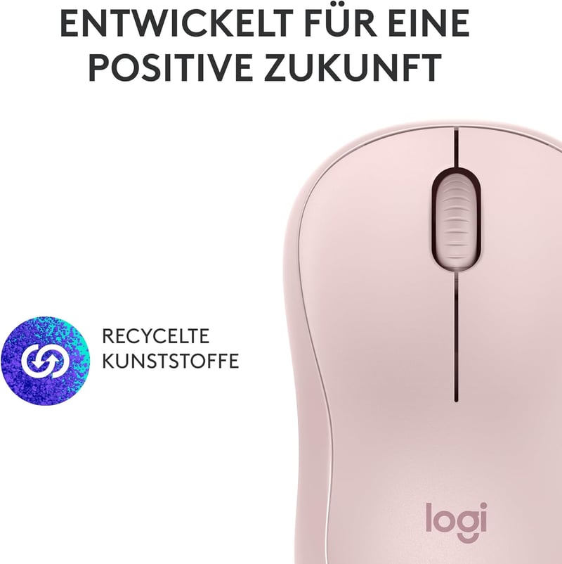 Logitech M240 Bluetooth Egér Vezeték Nélküli Kompakt Rózsaszín - pink