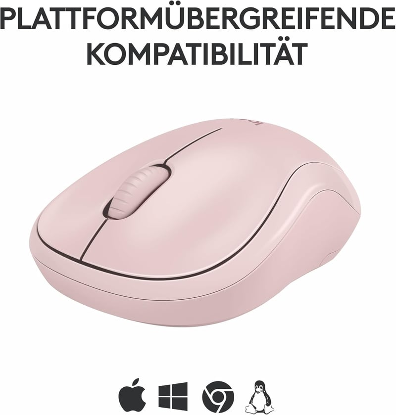 Logitech M240 Bluetooth Egér Vezeték Nélküli Kompakt Rózsaszín - pink