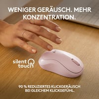 Logitech M240 Bluetooth Egér Vezeték Nélküli Kompakt Rózsaszín - pink 3