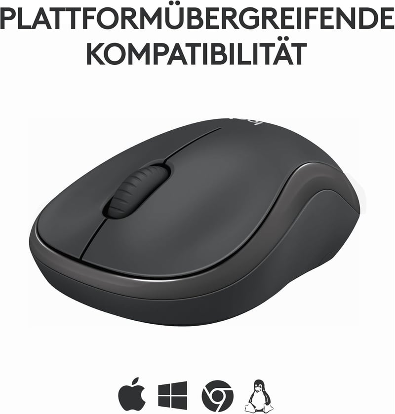 Logitech M240 Bluetooth Egér Wireless Kompakt Csendes Szürke - gray