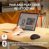 Logitech M240 Bluetooth Egér Wireless Kompakt Csendes Szürke - gray 2