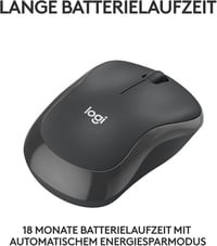 Logitech M240 Bluetooth Egér Wireless Kompakt Csendes Szürke - gray 4