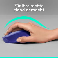 Logitech M330 Plus Wireless Egér Csendes 2.4GHz Nano USB Vevővel Kék - Single, blue, Silent Mouse Wireless M330 3