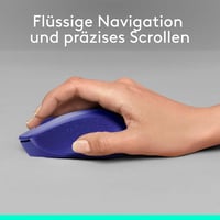 Logitech M330 Plus Wireless Egér Csendes 2.4GHz Nano USB Vevővel Kék - Single, blue, Silent Mouse Wireless M330 4