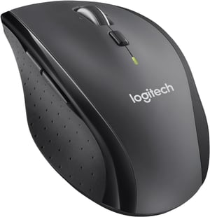 Logitech M705 Marathon bežični miš, 1000 DPI, 7 tipki, baterija traje 3 godine - crni