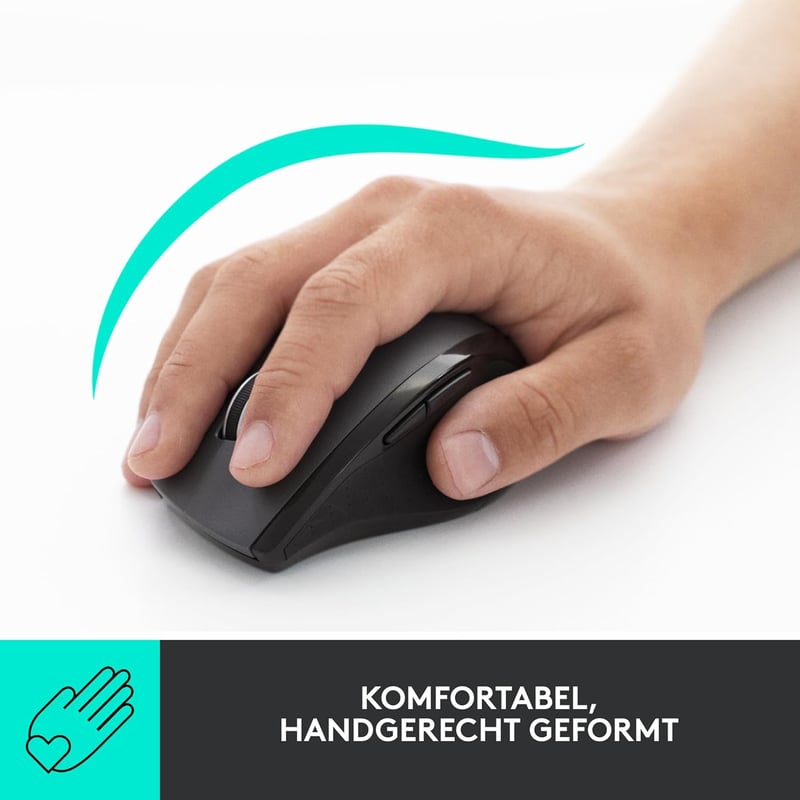Logitech M705 Marathon vezeték nélküli egér, 3 év üzemidő, 7 gomb, PC/Mac - Business packaging