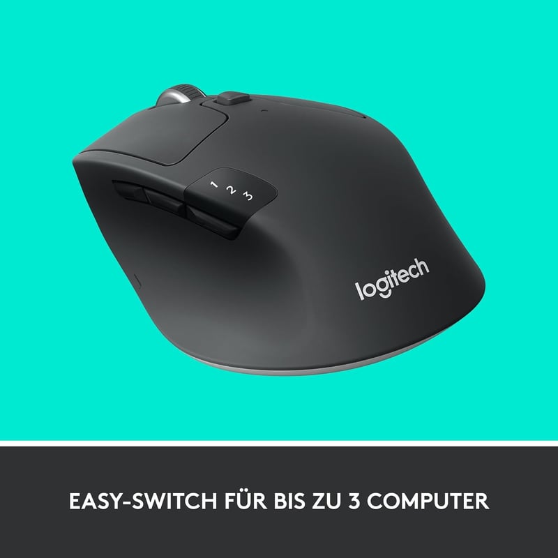 Mouse wireless Logitech M720 Triathlon, Bluetooth, 2.4GHz, suport pentru mai multe dispozitive