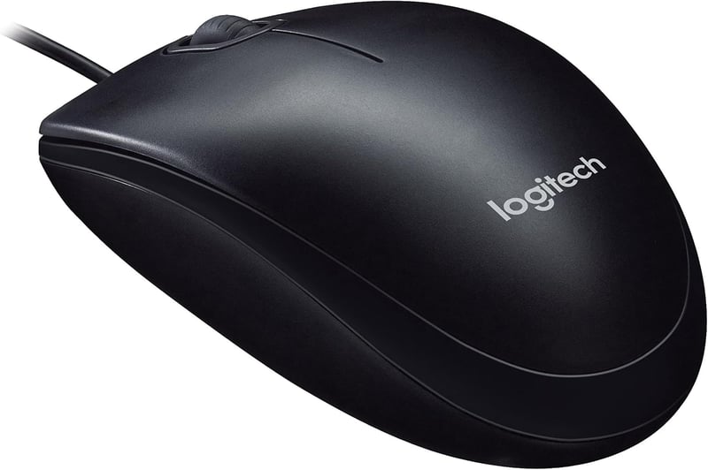 Logitech M90 Vezetékes Egér USB 1000 DPI Fekete - taille unique