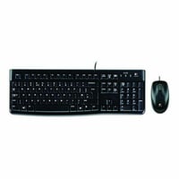 Káblová súprava klávesnice a myši Logitech MK120, USB, pre PC a notebooky s Windows, optická myš, čierna 2