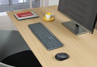Logitech MK235 vezeték nélküli billentyűzet és egér készlet 2.4 GHz Unifying Nano USB vevővel 10 m hatótáv francia AZERTY 15 FN 3 év elem 5