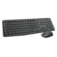 Bezdrôtová súprava klávesnice a myši Logitech MK235 pre Windows PC, 2,4 GHz, Unifying Nano USB prijímač, dosah 10 m, výdrž batérie 3 roky 1