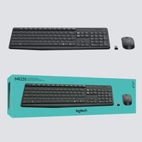 Bezdrôtová súprava klávesnice a myši Logitech MK235 pre Windows PC, 2,4 GHz, Unifying Nano USB prijímač, dosah 10 m, výdrž batérie 3 roky 6