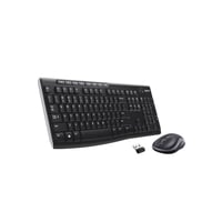 Bezdrôtová súprava klávesnice a myši Logitech MK270, 2,4 GHz USB nano prijímač, francúzske rozloženie AZERTY, 2-ročná výdrž batérie, Windows, čierna 1