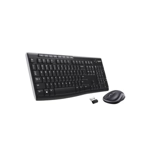 Logitech MK270 bežični set tipkovnice i miša, 2.4 GHz USB nano prijemnik, AZERTY francuski raspored, trajanje baterije 2 godine, Windows, crna boja